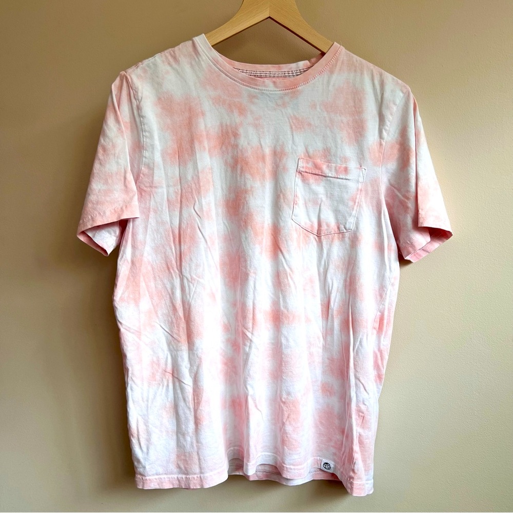 Organic Cotton Tie Dye Tee - Pink